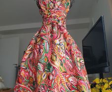 Hobbs Linen Dress Size Uk 12