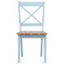 Dining Chairs 4 pcs Grey and Light Wood Solid Rubber Wood Image 3