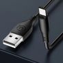 USB Type C Cable Fast Charging and data transmission  100cm 1m Black Image 2
