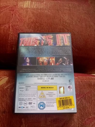Dvd Mickael Jackson This Is It