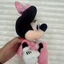 Disney Minnie Mouse Sitting Pink Dot Dress approx. 20cm Used Please see pictures Image 5