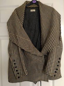 People Tree hand woven coat