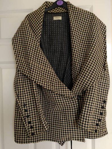 People Tree hand woven coat