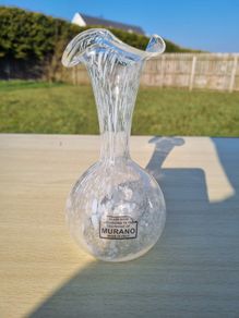 Murano glass vase