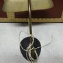 Vintage solid brass Table Desk lamp Metal top Image 9