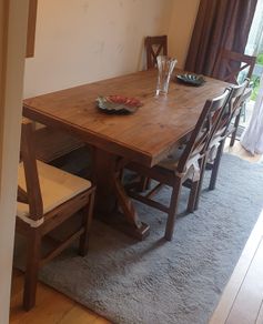 Rustic Dining Table and chairs
