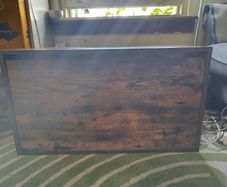 Blanket Box - faux wooden chest - please read description