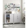Filing Cabinet with Compartments, Lockable, 2 Double Doors Image 2