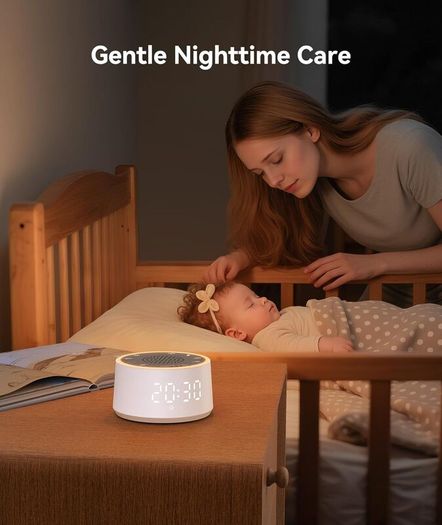 Dreamegg White Noise Machine - D1 Nova Sound Machine for Baby Adult, 25 Soothing Sounds, 9 Night Lights, Dimmable Display, Ideal Sleep Aid for Heavy Sleepers Bedroom