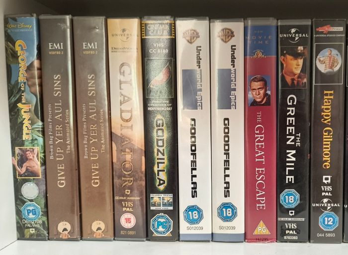 VHS tapes
