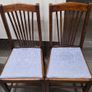 Vintage Oak Extendable Table + 4 Matching Chairs Image 7