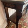 Antique Oak Hall / Console Table Image 10
