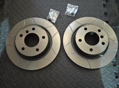 BMW E46 Brembo Max 294mm Rear Brake Discs UV-Coated High-Carbone HC
