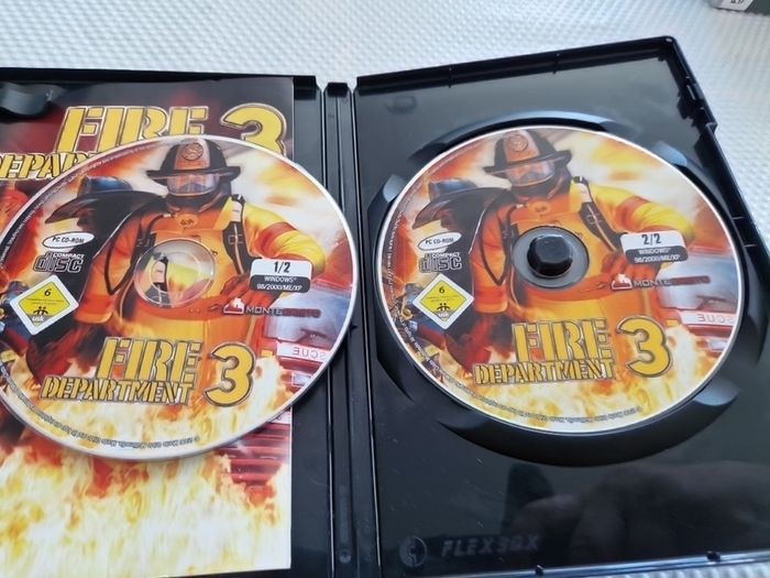 PC Cd Rom Fire Department 3 Games Original