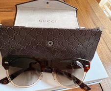Gucci tortoise shell sunglasses