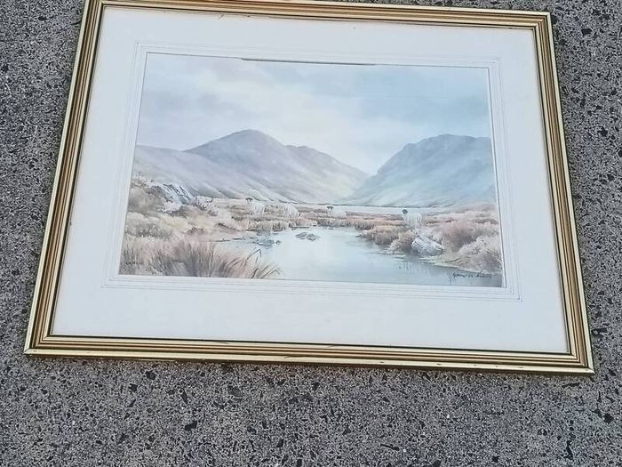 Large Hamilton Sloan Watercolour