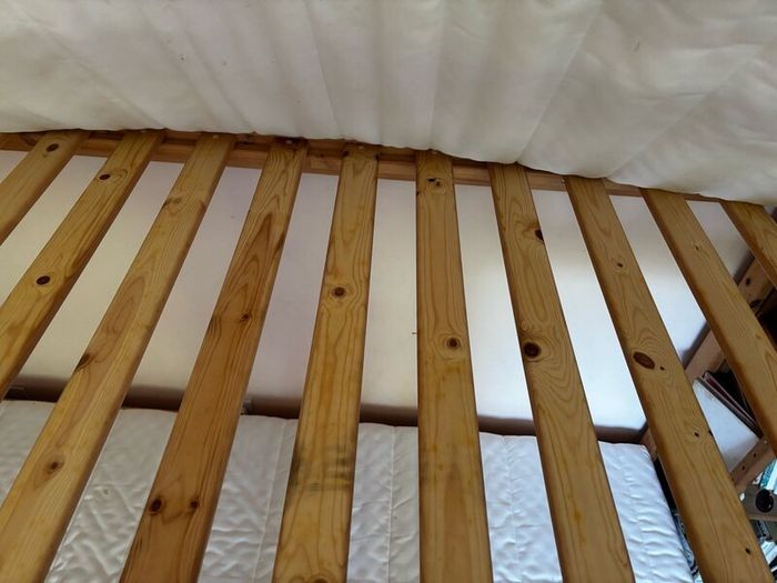 3 IKEA MYDAL solid wood bunk beds with mattresses