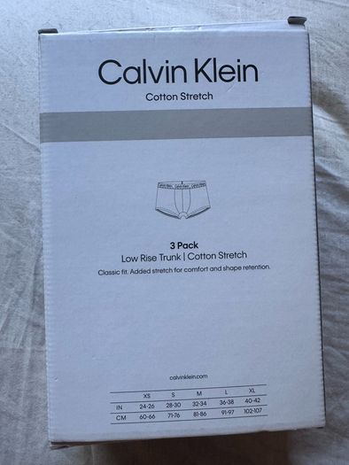 3 pack low rise Calvin Klein Trunks