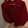 Country Casual Red Fleece Jacket. Size 14 Image 2