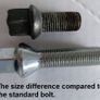10 x New Extended Bolts (45mm) Audi, Volkswagen, Seat, Skoda, Mercedes (D10) Delivery Image 2