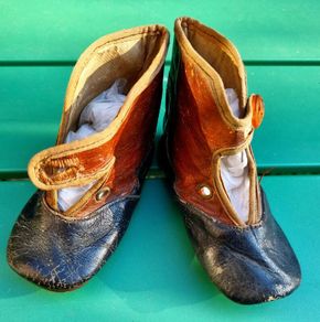 Antique baby boots