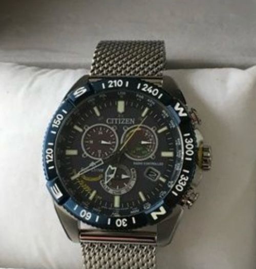 Citizen Mens Promaster Navihawk Blue Angels Eco-drive Watch Solar Powered