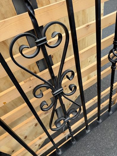 iron double bed frame