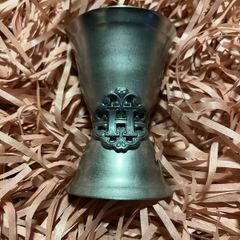 HENDRICKS GIN Jigger Pourer spirit measure genuine product Hendrick's Limited Edition  Brand New limited edition measure. Has 25ml and 30ml lines at one end and 50ml and 60ml at the other end. Stainless steel finish