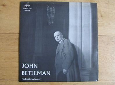 John Betjeman Reads Selected Poetry 1959 LP
