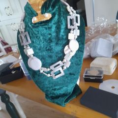 vintage pearl and mother of pearlnecklace