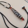Vintage Himalayan Tibetan 2 Eyes Agate Dzi Bead Amulet Image 2