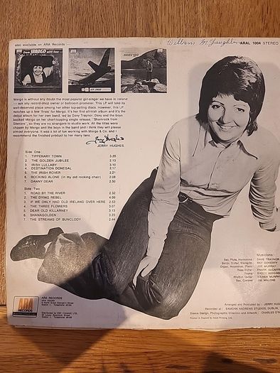 Margo At Home In Ireland Vinyl LP ARA Records ARAL 1004 Irish Pressing