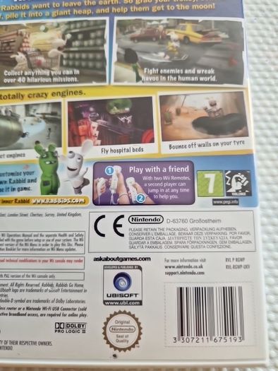 Rabbids Go Home  Nintendo Wii Games Original
