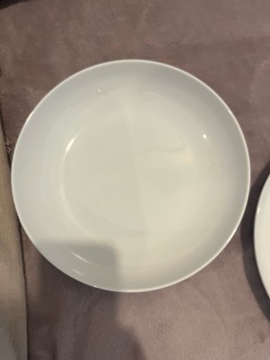 3 white serving dishes from Dunnes
