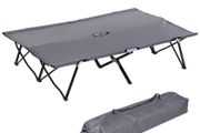 Double camping bed