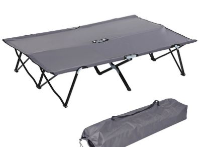 Double camping bed