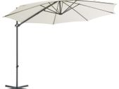 Cantilever Umbrella with Steel Pole Sand 300 cm