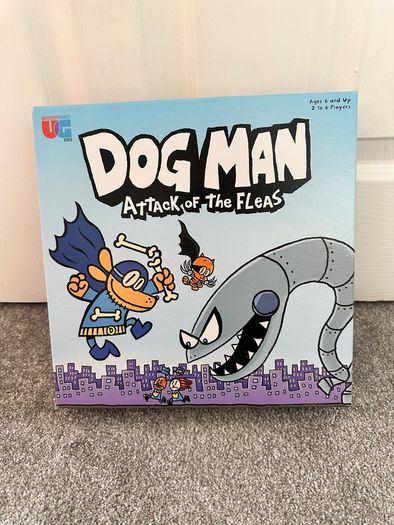 Dog Man attack of the fleas board game