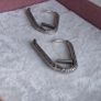 Pandora ME extended pave link earrings,very good condition fully hallmarked Image 4