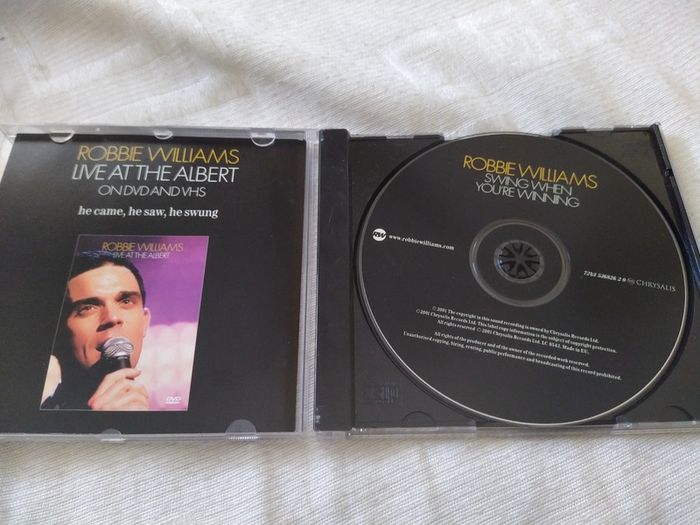 Robbie Williams - Swing When Your Winning Cd