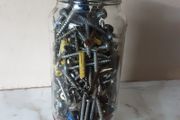 Handy man Jar of screws nails etc.2 of.