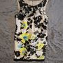 Monsoon Cocktail Dress, White with Floral Print, size UK 14. Image 7