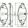 BOSCH 0 986 494 660 Front Brake pad set for Audi - Seat - Skoda - VW Image 3