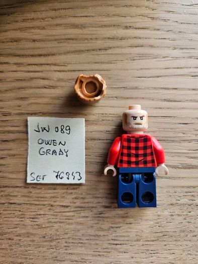 lego jw089 owen grady, set 76943