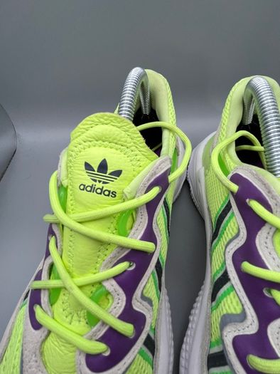 Adidas Ozweego Purple Neon Yellow Green EE5720 Shoes UK 7 EU 40 2\3 Running