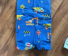 Road works themed fitted sheet toddler bed