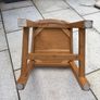 5 Large Light Oak Dining Chairs Image 2