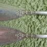 Antique 1800s Silver Plated Very Decorative Floral Silver Plate Butter Knifes Image 5
