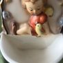 hummel goebel girl with bird holy water font Image 3