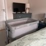 Joie Roomie Glide Co-Sleeper Cot, Grey, Bedside Crib Image 3